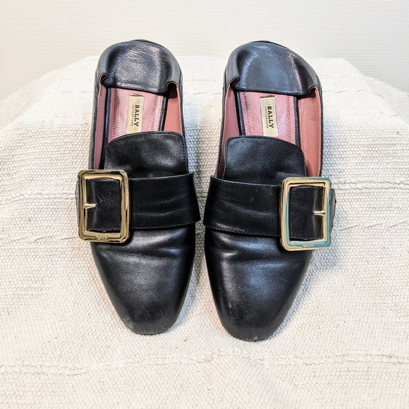Bally Janelle Black Loafers 38 - Picture 15 of 16